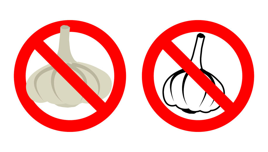 stop eating garlic