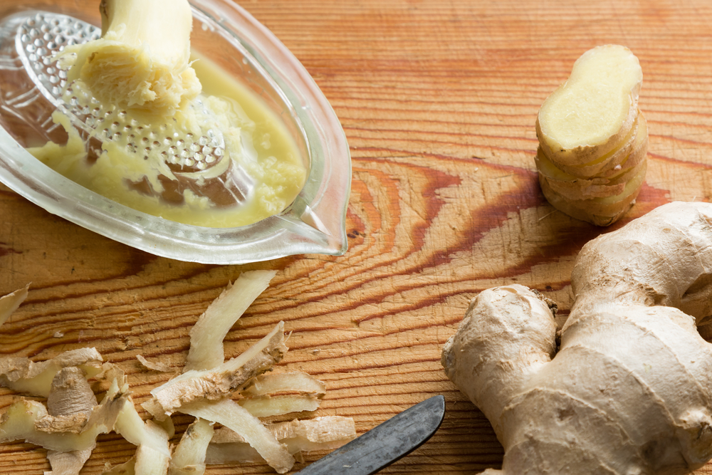 grated ginger - home remedies for urinary tract infection